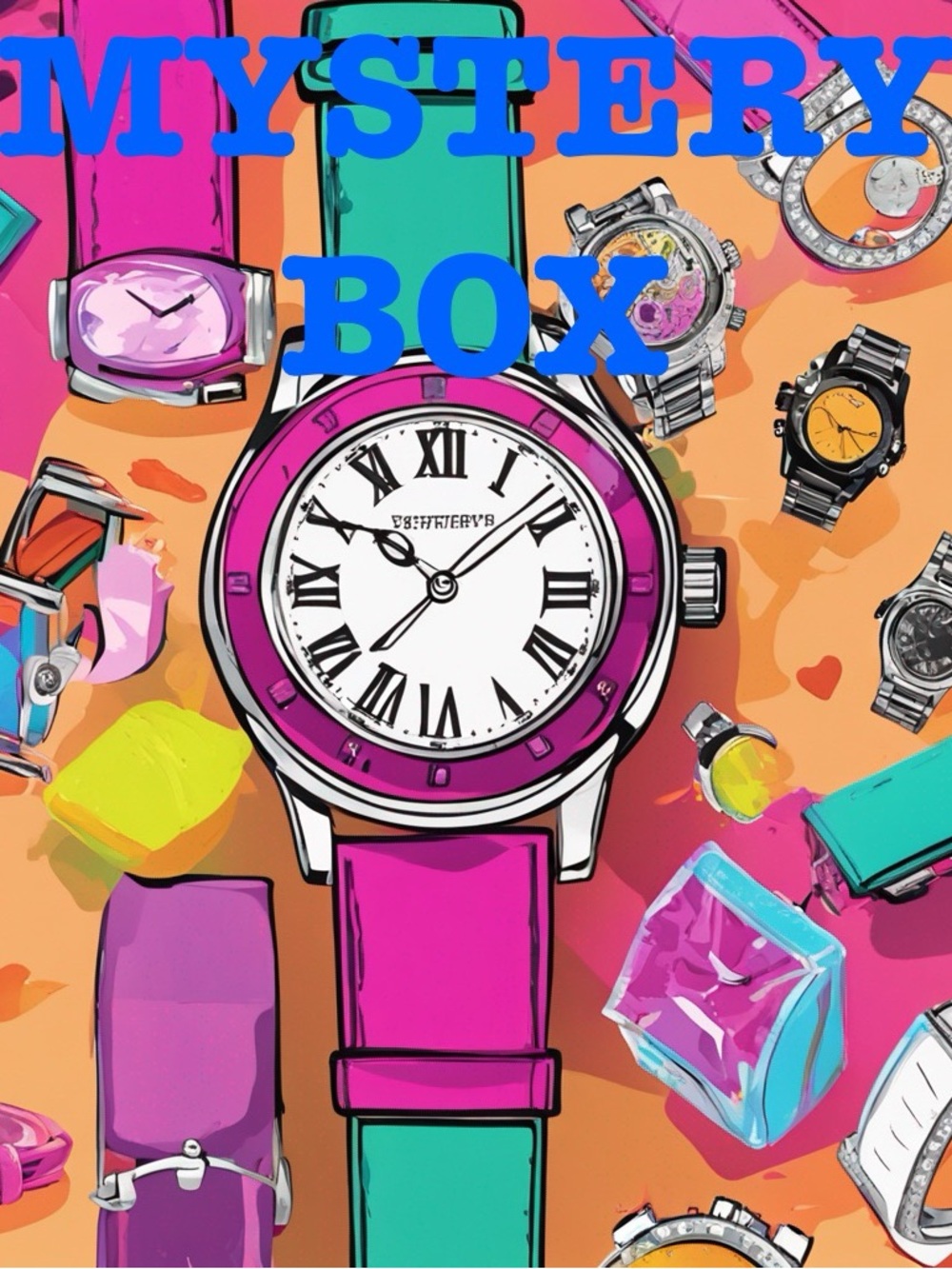 Fashion Watch Mystery Box 5 random refurbished Watches.